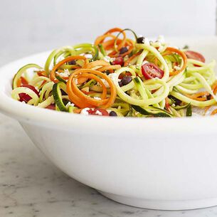 Southwestern Zoodle Salad with Chipotle-Lime Dressing.