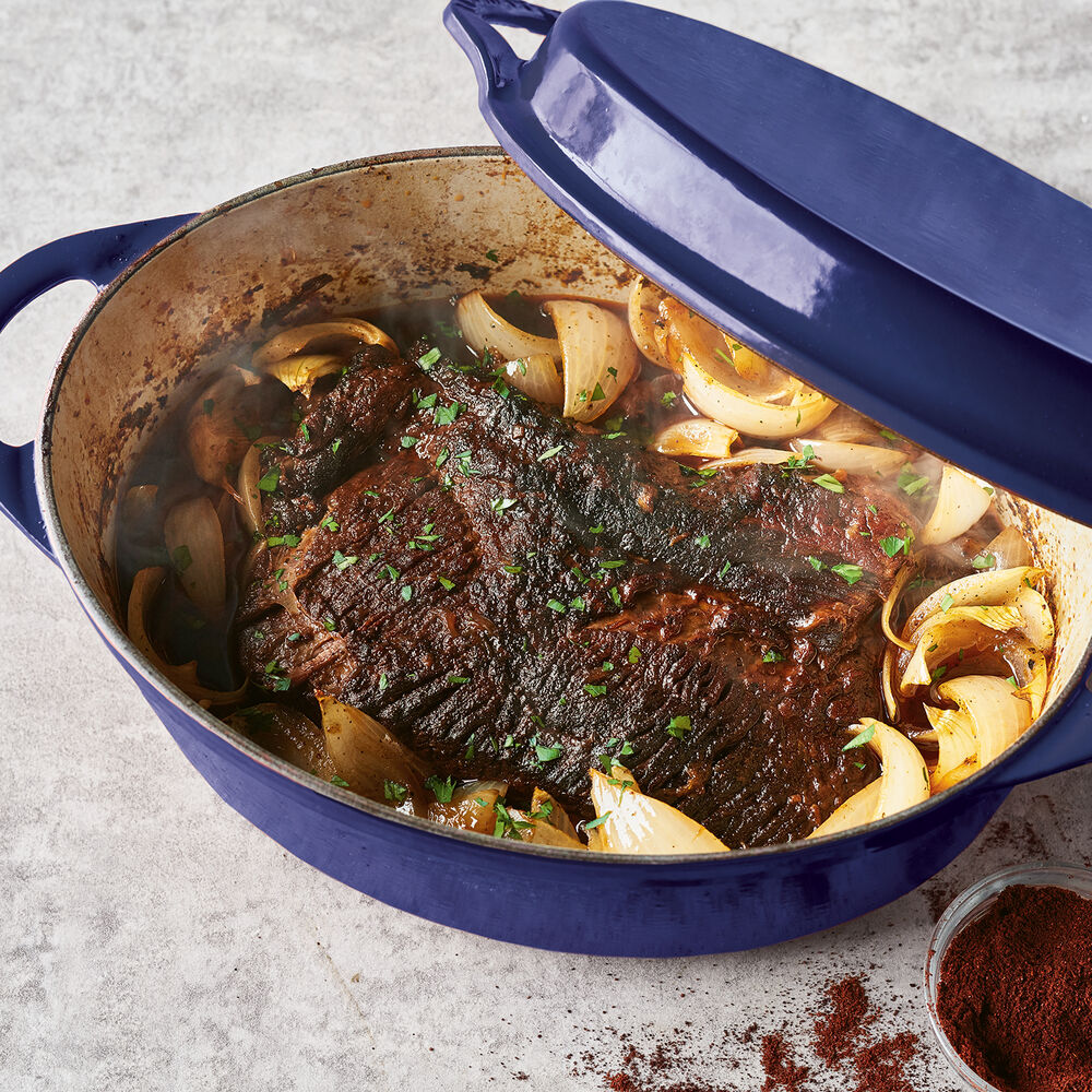 Smokey Braised Brisket And Onions Recipe Sur La Table