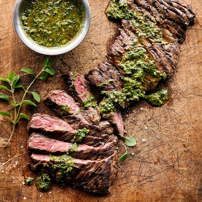Roasted Steak with Chimichurri Sauce Recipe Sur La Table