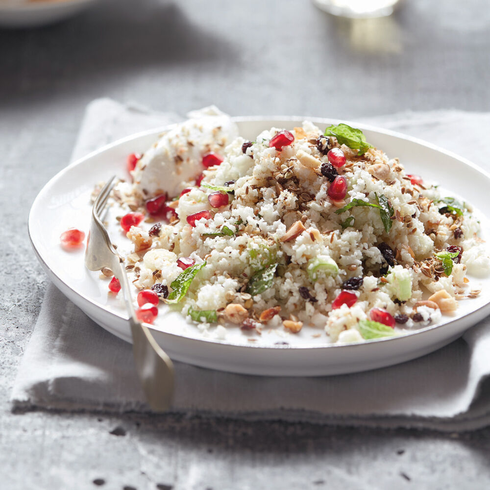 Cauliflower Rice Salad with Dukkah and Labneh Recipe Sur La Table