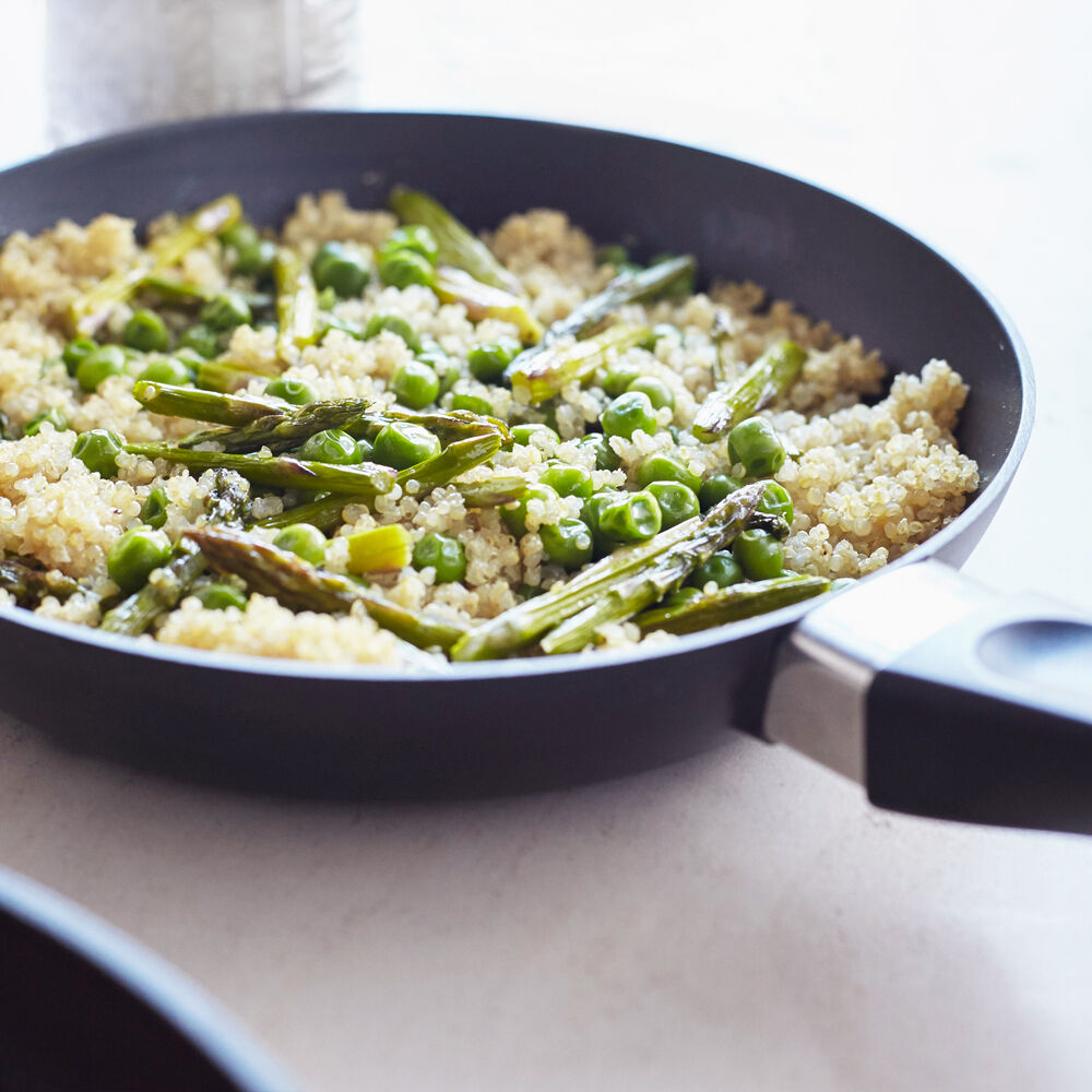 Quinoa Pilaf with Spring Peas and Asparagus Recipe Sur La Table