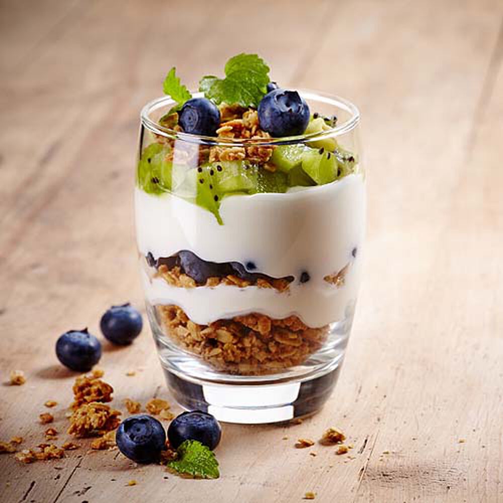 Yogurt Parfait with Coconut Apple Granola Recipe | Sur La ...