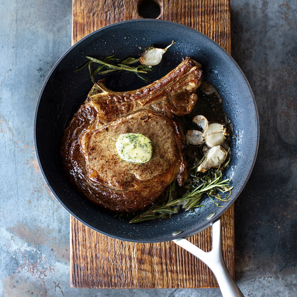 Seared Steak with BourbonShallot Butter Recipe Sur La Table