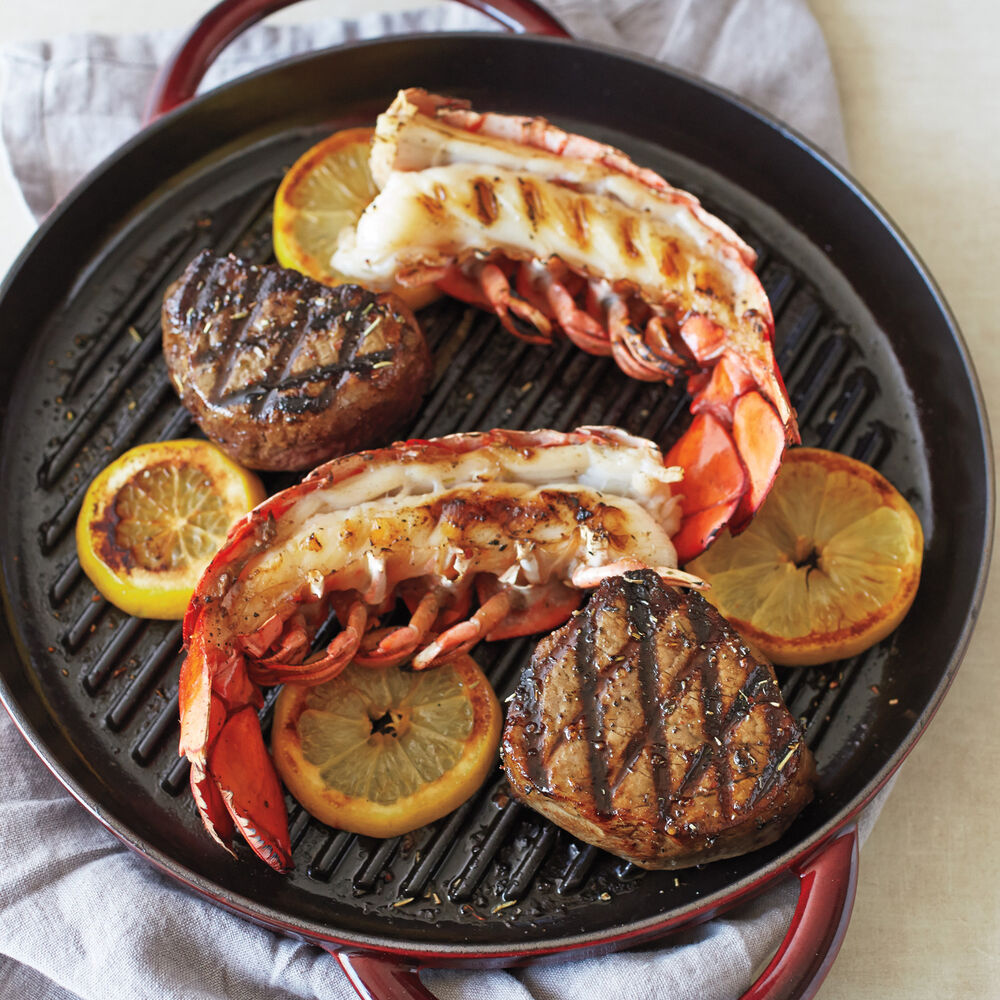 Surf and Turf in the Staub Steam Grill Recipe Sur La Table