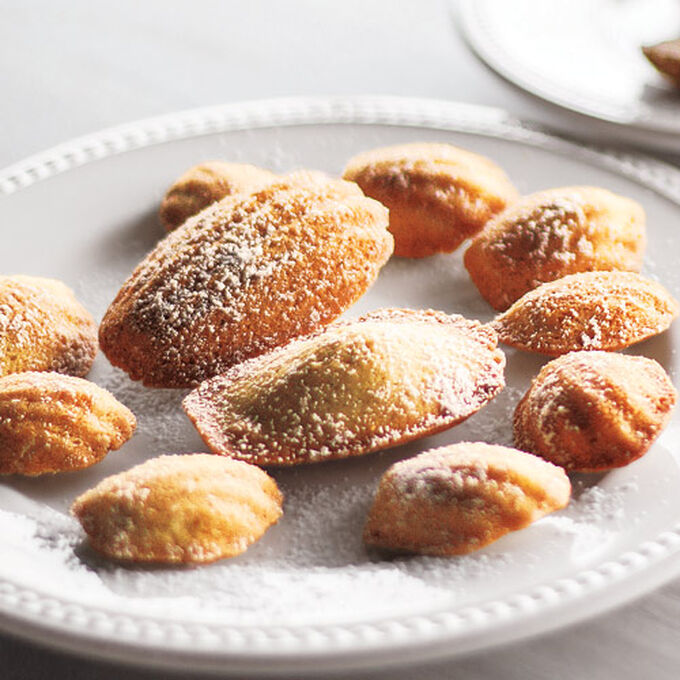 Madeleines with Honey-Lavender Ice Cream