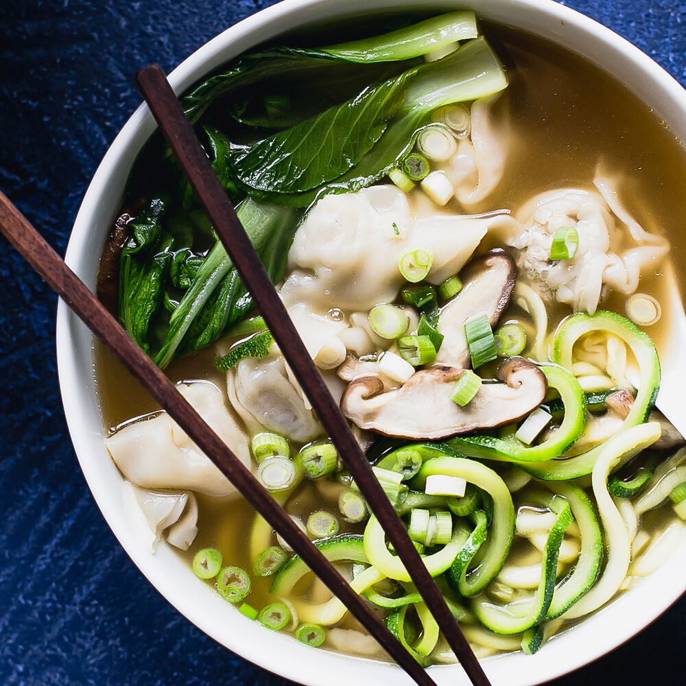 Zucchini Noodle Wonton Soup Recipe Sur La Table Zucchini Noodle Wonton Soup Recipe Sur La Table