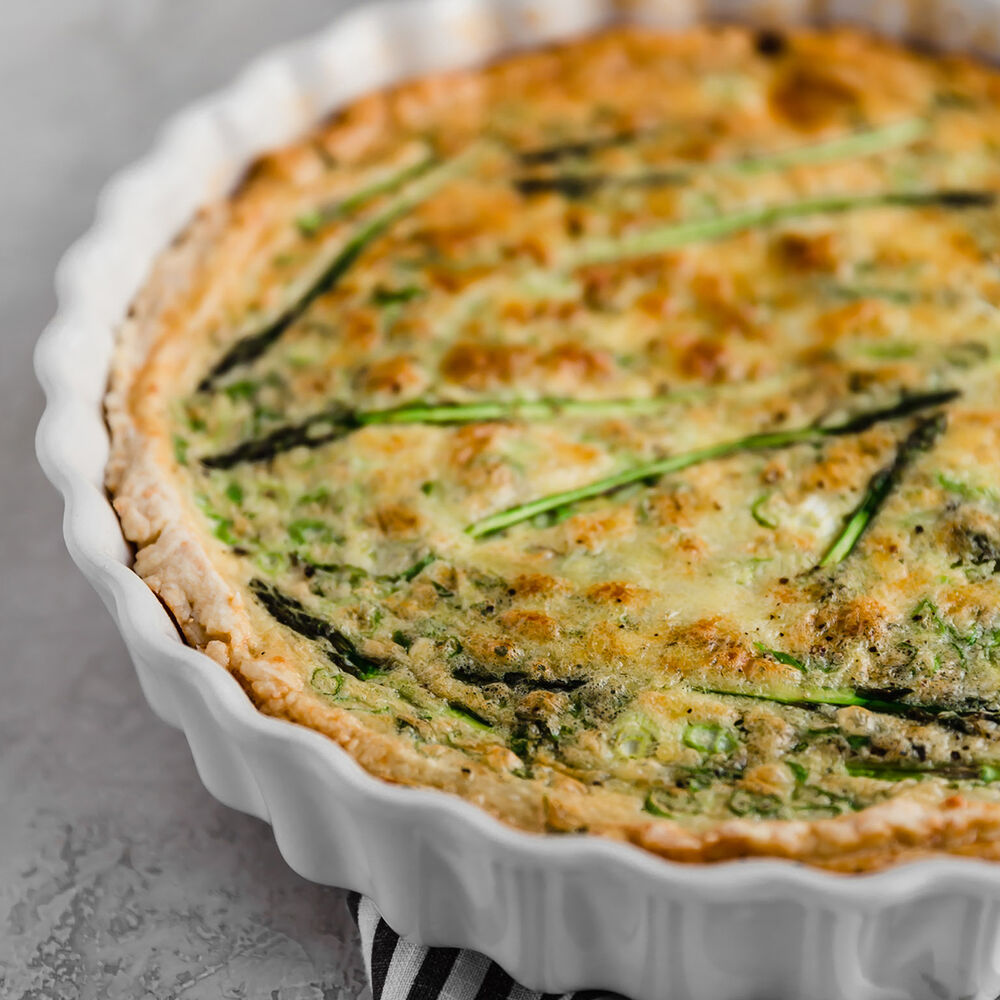 Spring Quiche with Asparagus, Gruyere and Fontina Recipe Sur La Table
