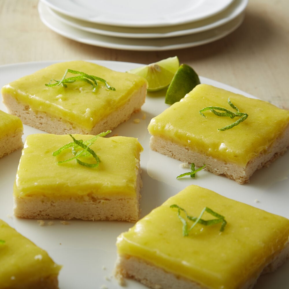 Lime Bars with Shortbread Cookie Crust Recipe | Sur La Table