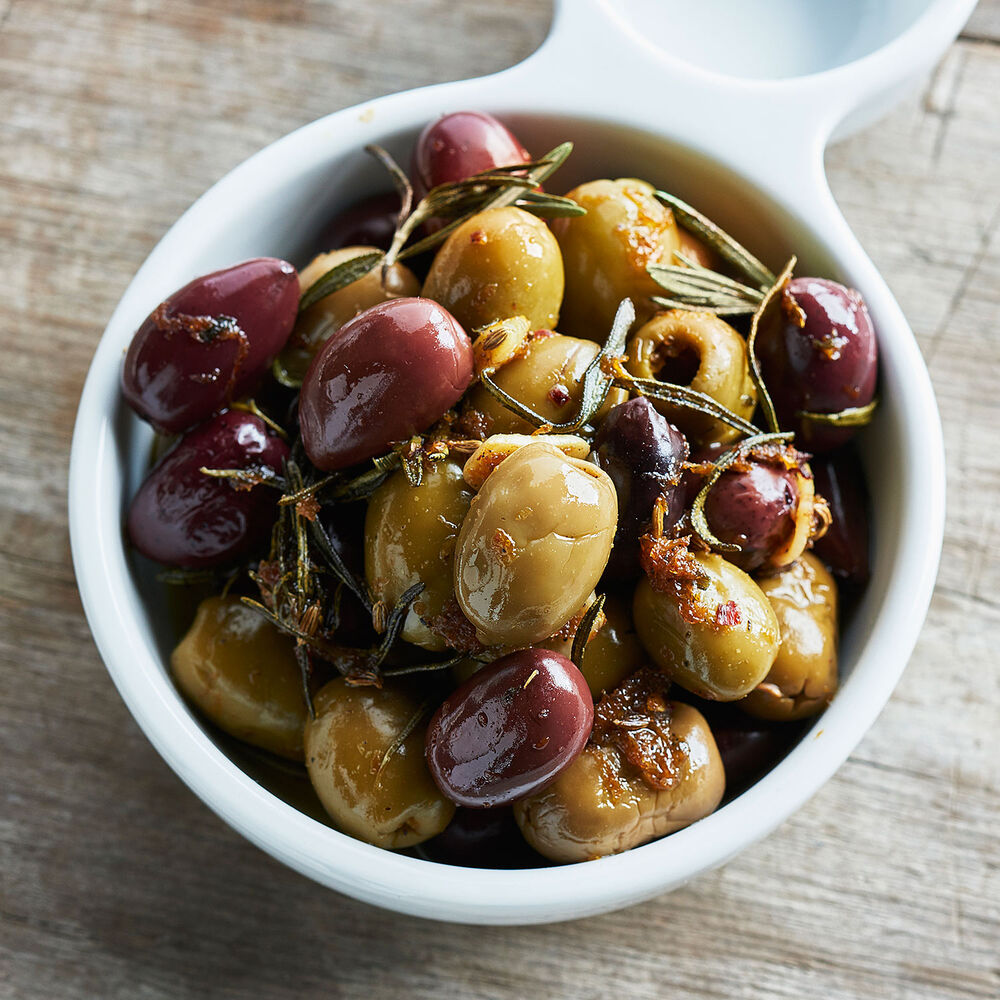 Warm Baked Olives with Orange and Fennel Recipe Sur La Table