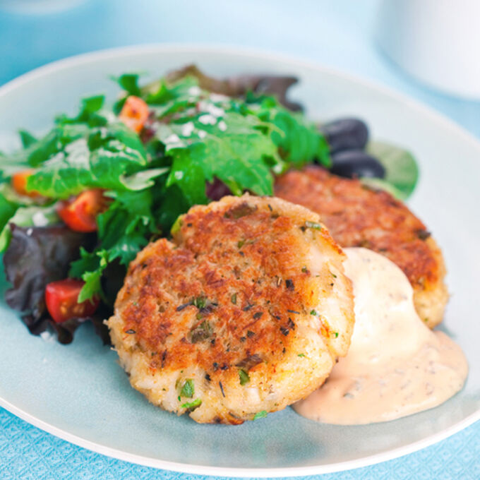 Mini-Crab Cakes with Remoulade Recipe | Sur La Table