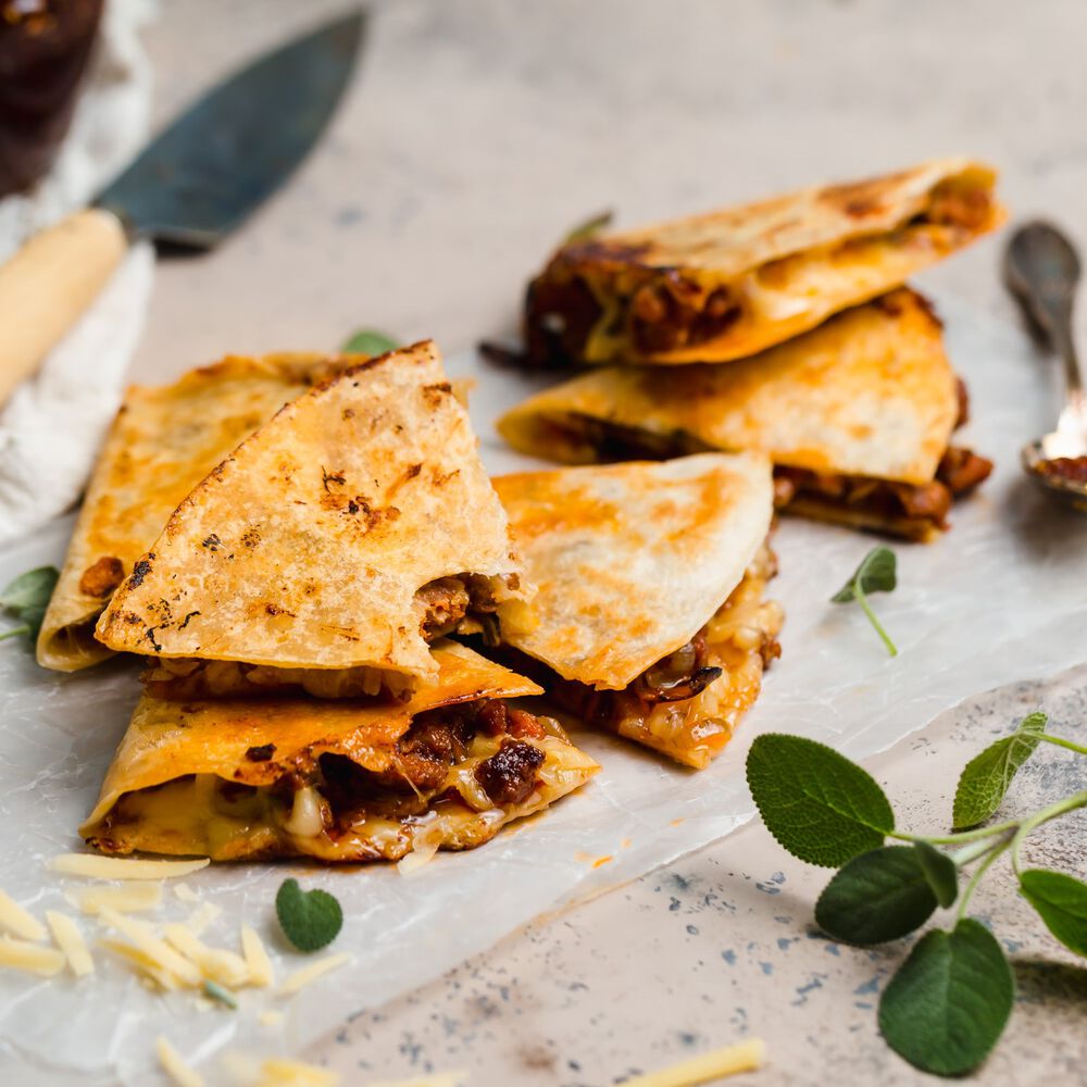 Chorizo, Cheddar and Fig Jam Quesadilla Recipe Sur La Table