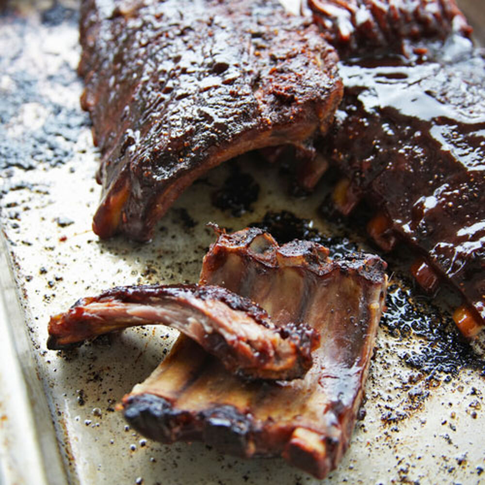 Slow Cooker Ribs with Sticky Chile and Cherry Sauce Recipe Sur La Table