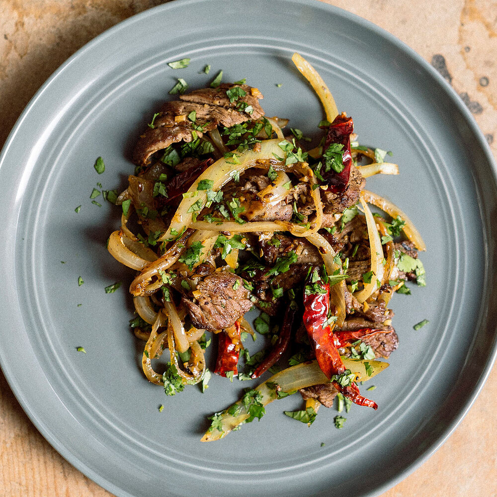Spicy StirFried Cumin Beef Recipe Sur La Table