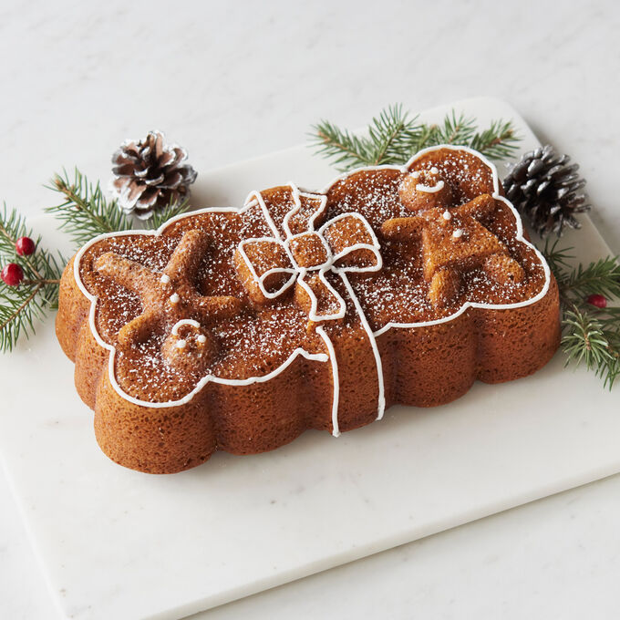 Traditional Gingerbread Loaf with Butter Sauce