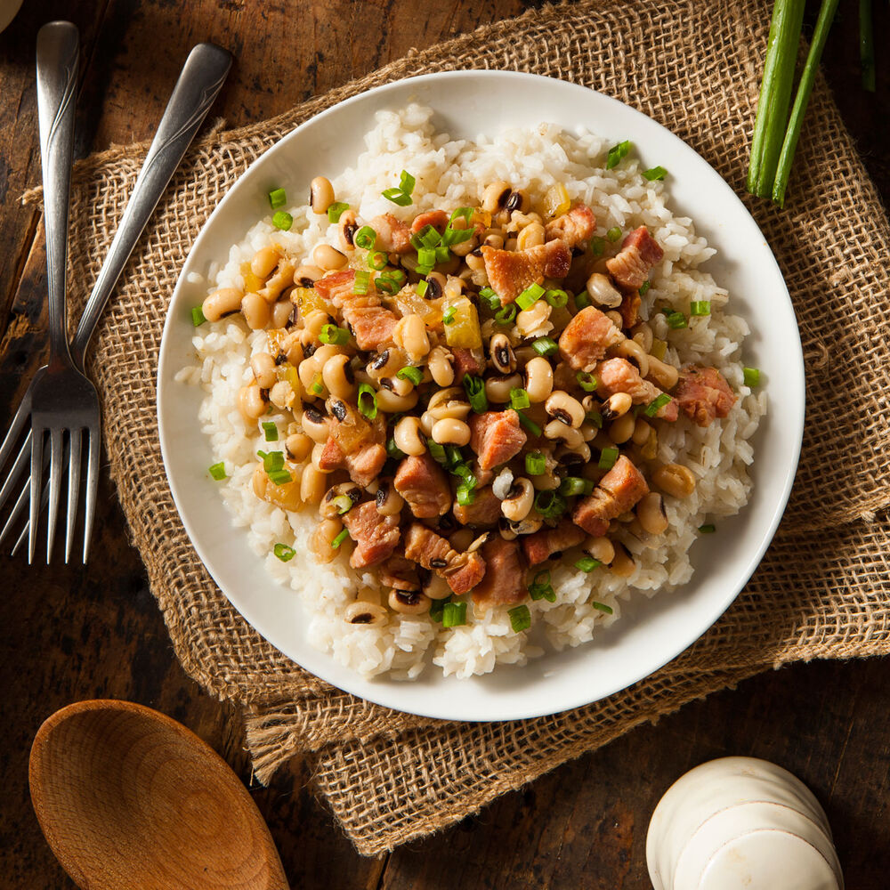 Black Eyed Peas with Collard Greens Recipe | Sur La Table