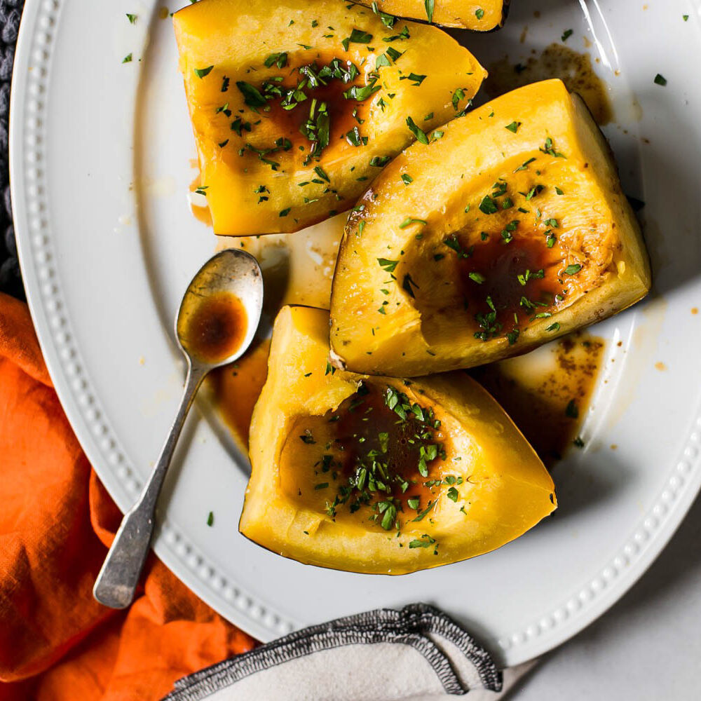 Roasted Acorn Squash with Maple Glaze Recipe Sur La Table
