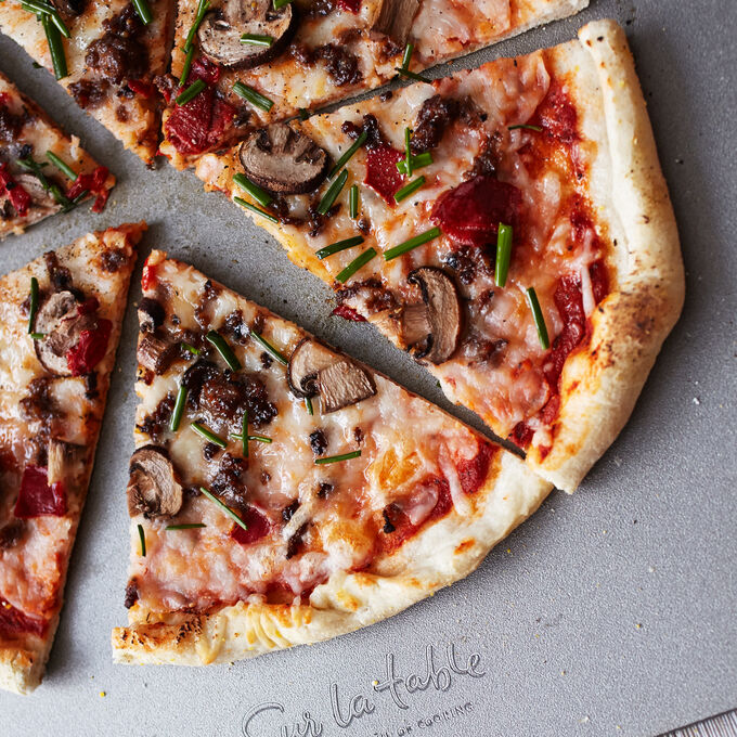 Sausage, Mushroom and Sweet Pepper Pizza Recipe Sur La Table