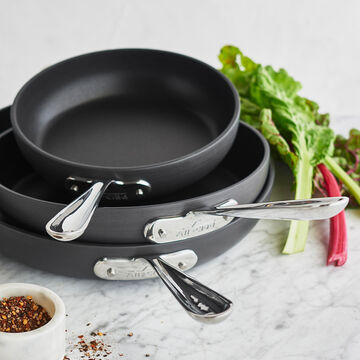 All-Clad HA1 Nonstick Set of 3 Skillets, 8", 10" and 12"