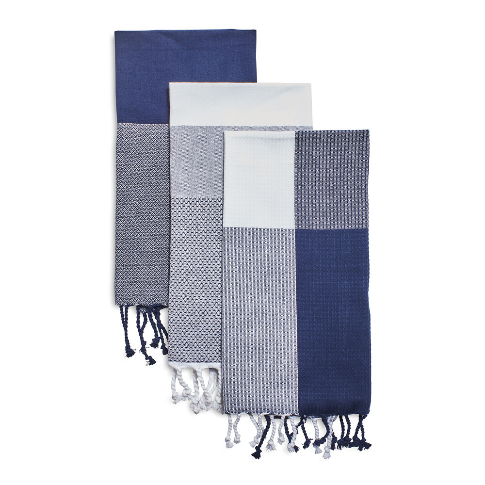 Assorted Tassel Towels, 28" x 20", Set of 3 Sur La Table