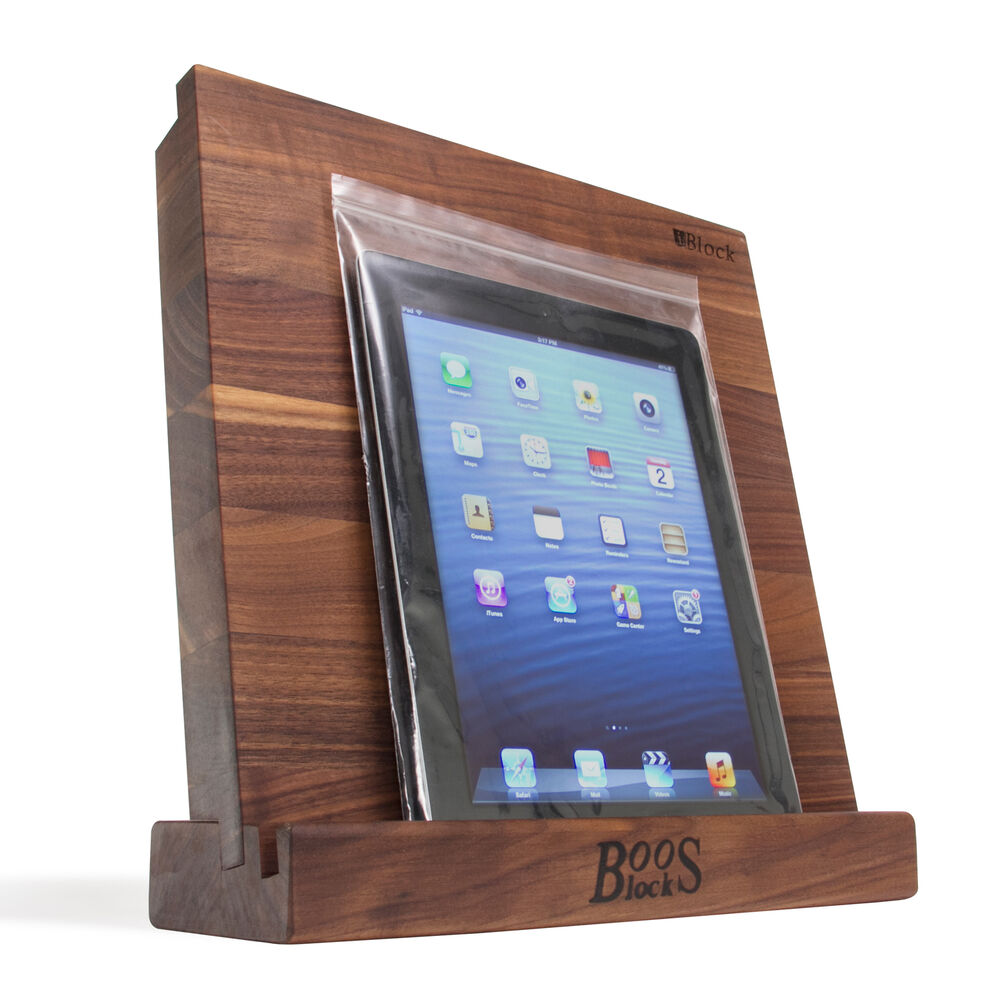 john boos co edge grain cutting boards with tablet stands