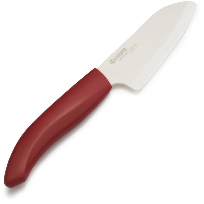Kyocera Ceramic Red Santoku 5 Sur La Table