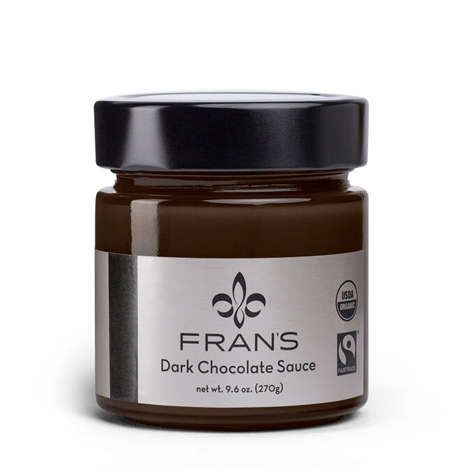 Fran&#8217;s Chocolates Dark Chocolate Sauce, 9 oz.