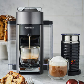 Nespresso Evoluo Deluxe by De&#8217;Longhi with Aeroccino3 Frother, Titan