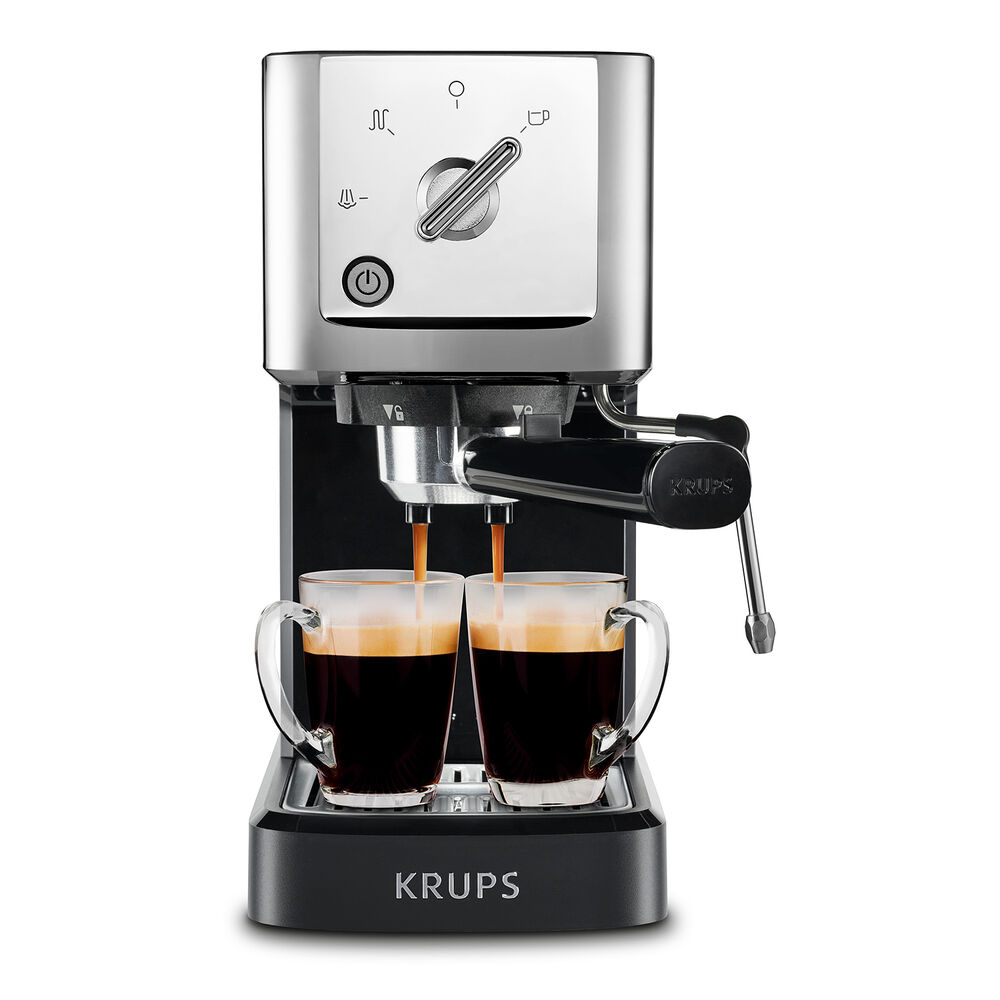 krups steam pump compact espresso machine
