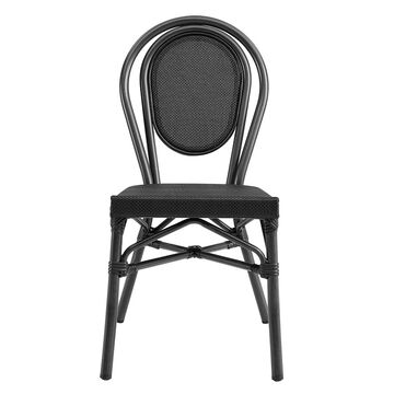 Lennox Outdoor Stacking Side Chairs, Set of 2