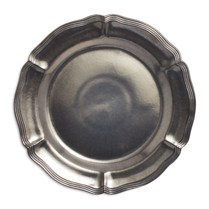 Pewter Charger, 14&#34;
