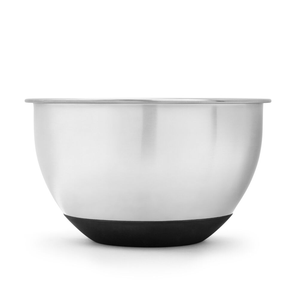 Non-Skid Stainless Steel Mixing Bowls, Set of 3