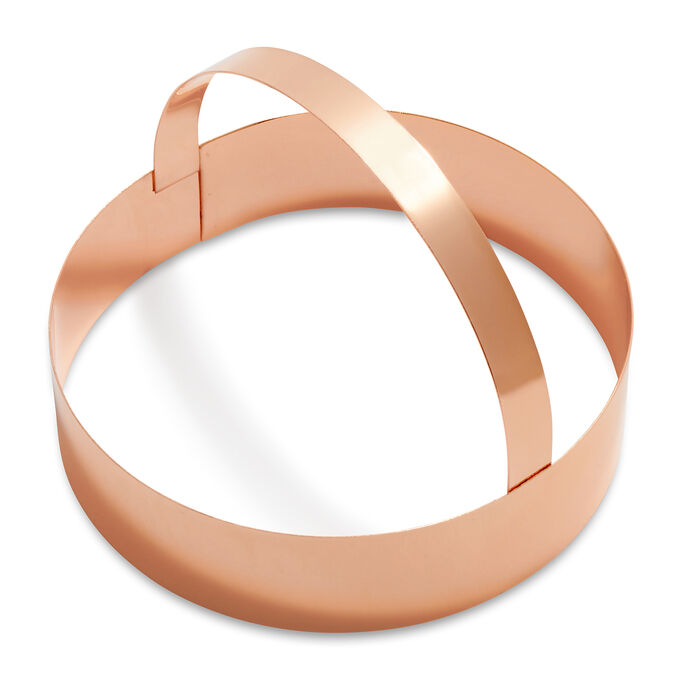 Sur La Table Copper-Plated Round Cookie Cutters with Handle