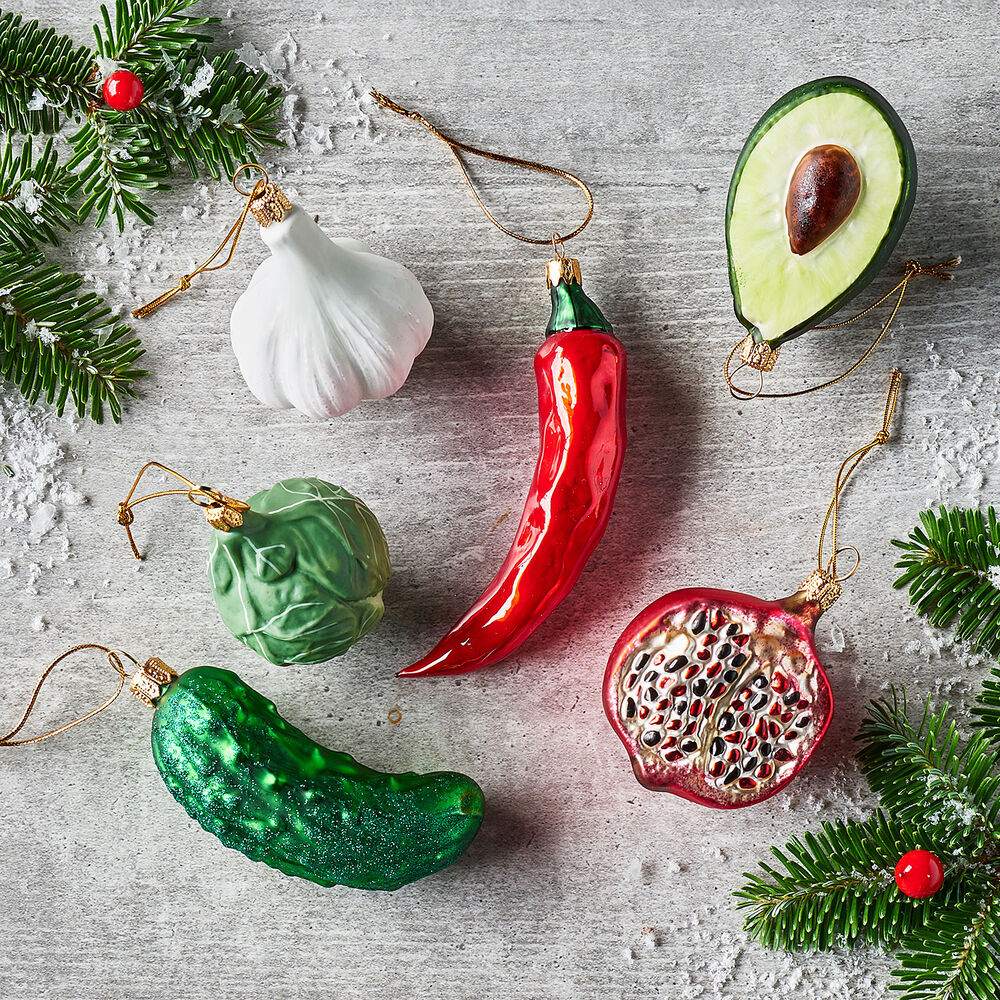 Red Chile Pepper Glass Ornament Sur La Table