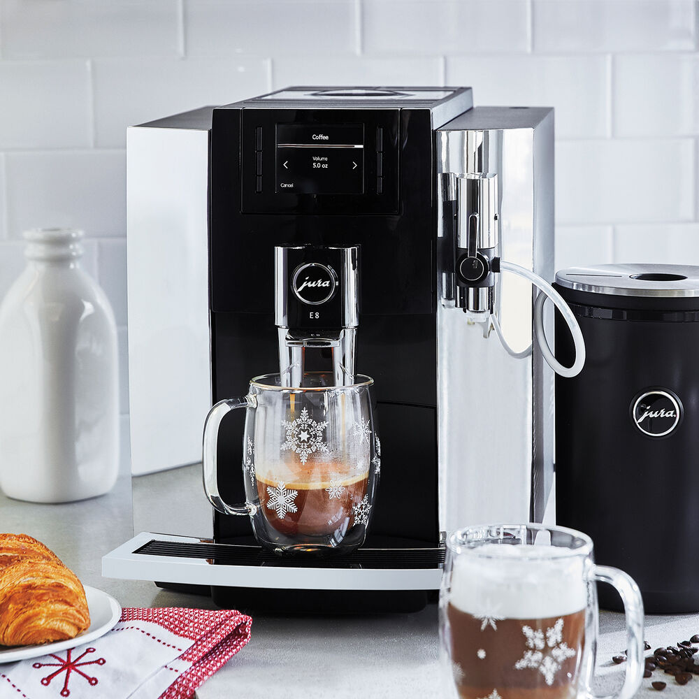 Jura E8 Chrome Automatic Coffee Machine Sur La Table