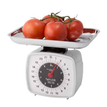Taylor Mechanical Food Scale White, 22 lb.