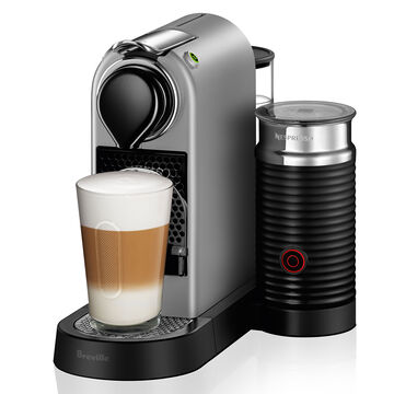 Nespresso CitiZ by Breville Espresso Machine with Aeroccino3 Frother, Silver
