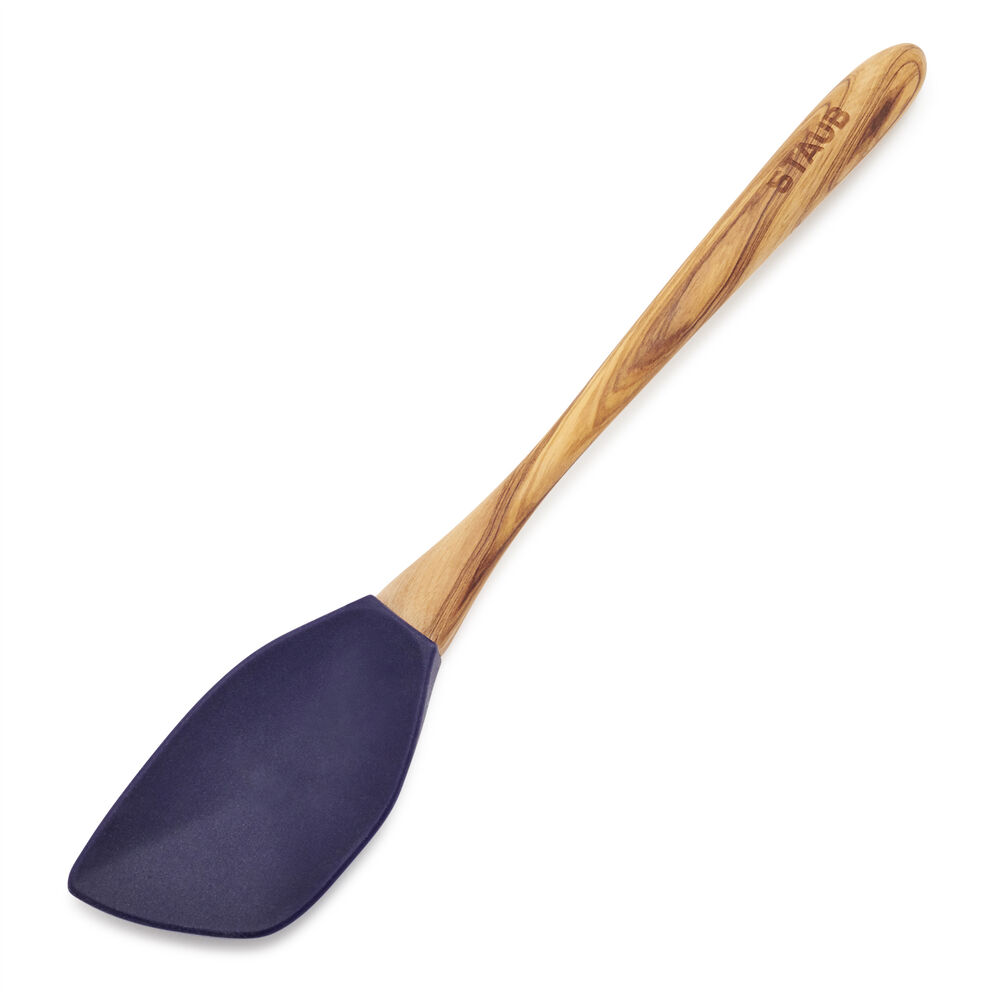Staub Olivewood & Silicone Spoon Spatula Sur La Table