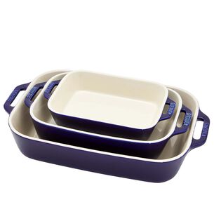 Staub Rectangular Bakers, Set of 3