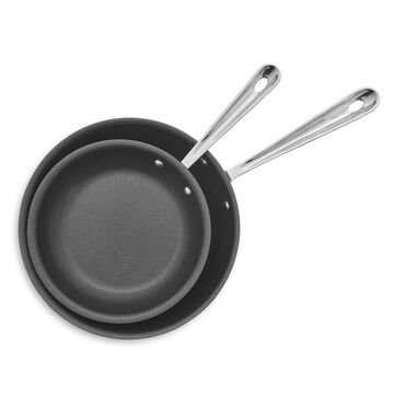 All-Clad D3 Stainless Steel Nonstick Skillets, 8&#34; and 10&#34; Set