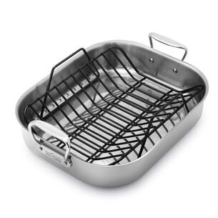 All-Clad Stainless Steel Roasting Pan with Nonstick Rack