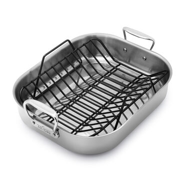 All-Clad Stainless Steel Roasting Pan with Nonstick Rack