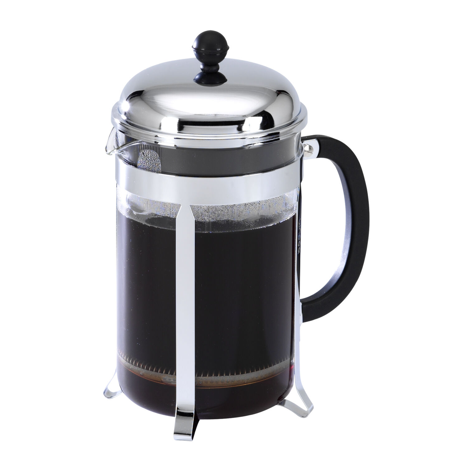  Bodum Chambord  3 Cup Glass French Press Stainless Steel 