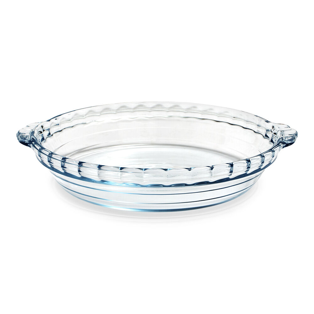 ÔCuisine Glass Pie Dish with Handles, 9" Sur La Table