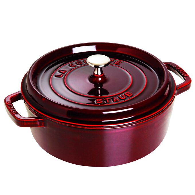 Staub Round Wide Cocotte, 6 qt.
