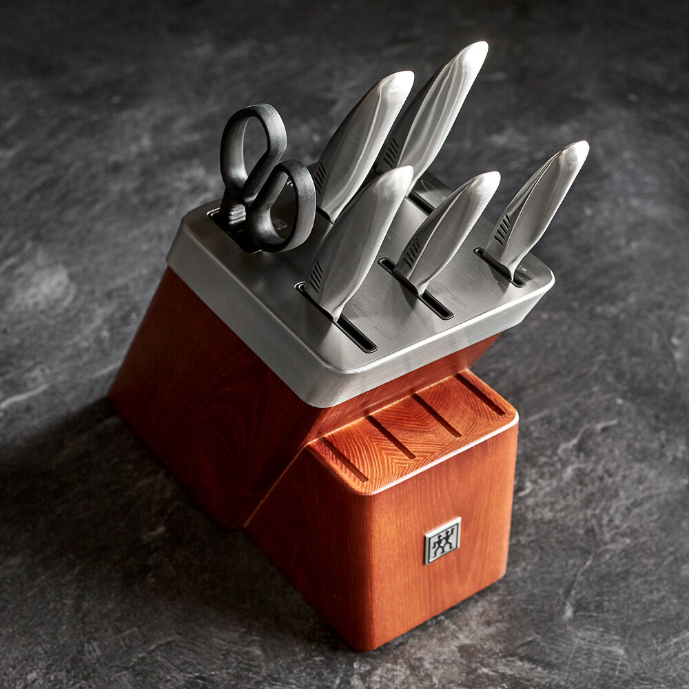 Zwilling Ja Henckels Twin Fin Air 7 Piece Self Sharpening Knife Set Sur La Table