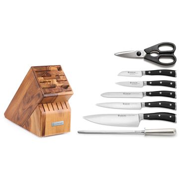 Wusthof Classic Ikon 8-Piece Knife Block Set