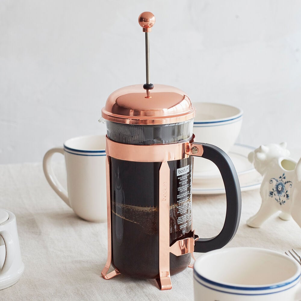 Bodum Chambord Copper French Press 8 Cup Sur La Table