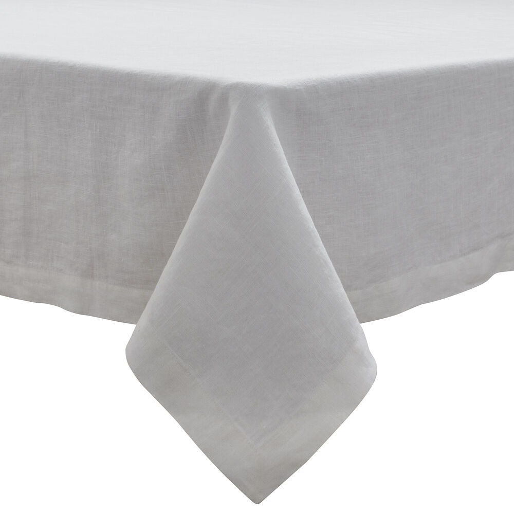 White Linen Tablecloth Sur La Table
