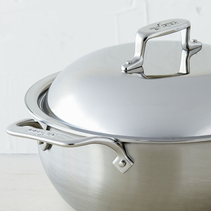 AllClad d5 Brushed Stainless Steel Dutch Oven Sur La Table