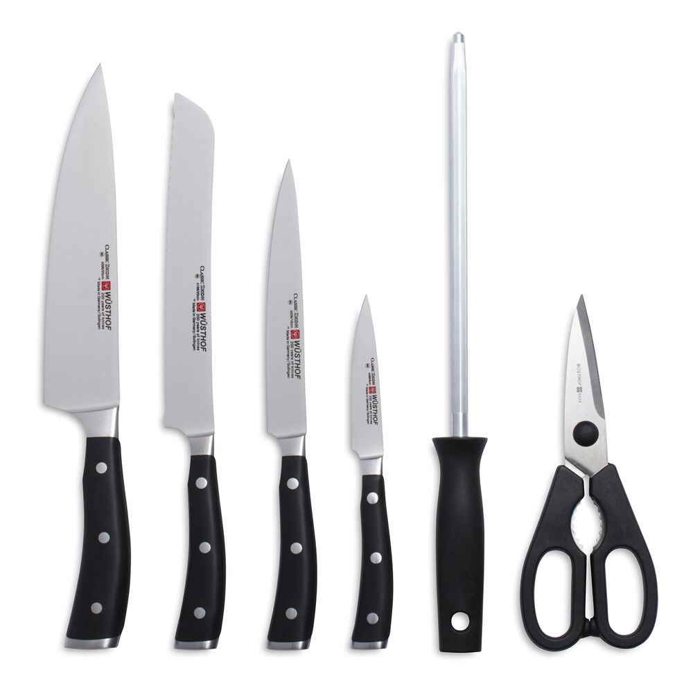 Wusthof Classic Ikon 7 Piece Knife Block Set Sur La Table